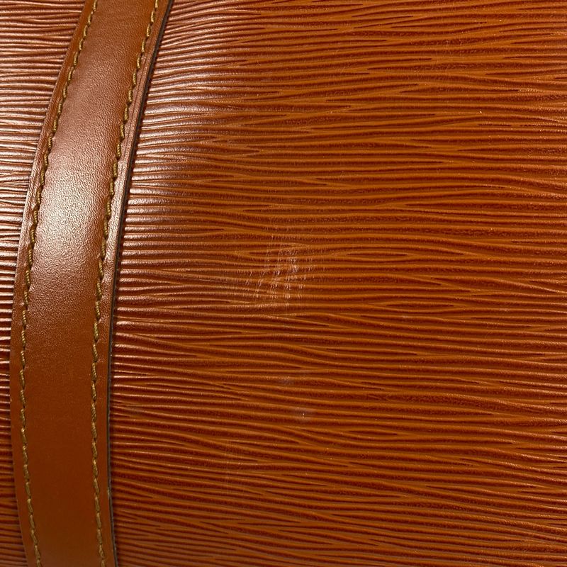 Louis Vuitton Keepall 60 Travel Business Travel Boston Bag Epi Kenyan Brown