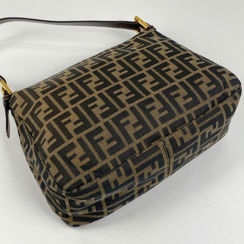 Fendi Zucca Pattern Shoulder Bag One Shoulder Handbag Mamma Baguette Shoulder