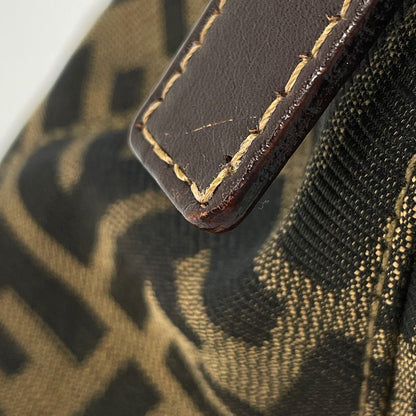 Fendi Zucca Pattern Shoulder Bag One Shoulder Handbag Mamma Baguette Shoulder