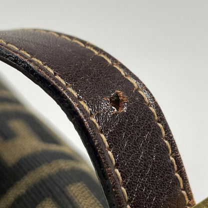 Fendi Zucca Pattern Shoulder Bag One Shoulder Handbag Mamma Baguette Shoulder