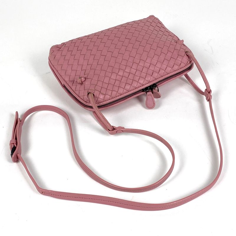 Bottega Veneta Intrecciato Shoulder Bag Nappa Crossbody Shoulder Bag Leather