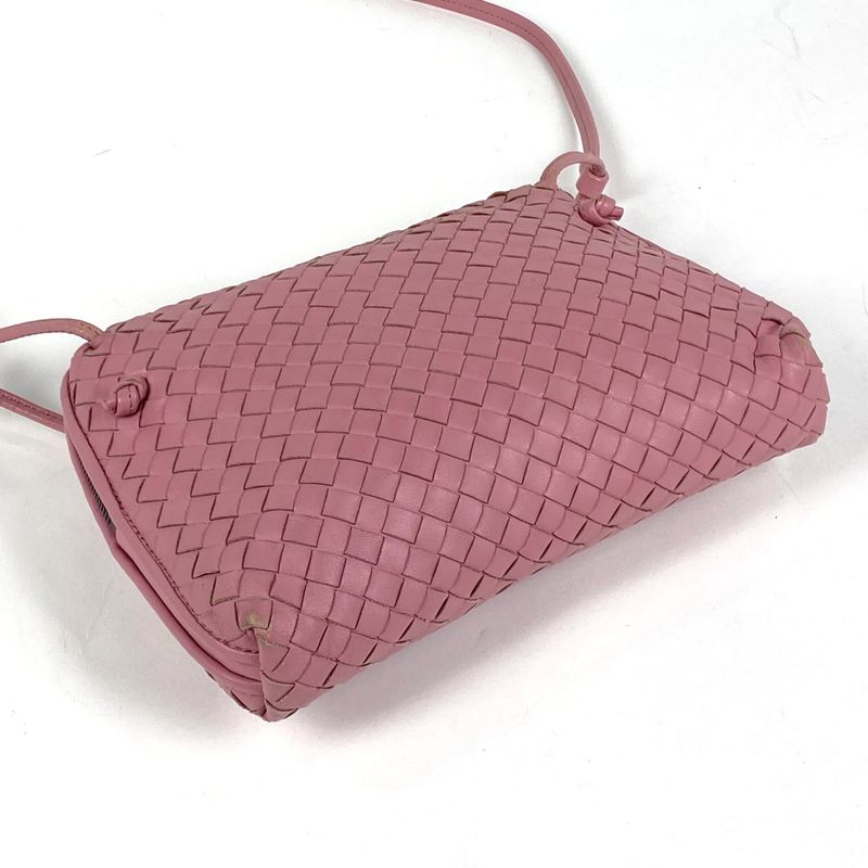 Bottega Veneta Intrecciato Shoulder Bag Nappa Crossbody Shoulder Bag Leather