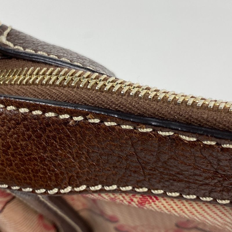 Celine Triomphe Shoulder Bag Crossbody Logo Shoulder Bag Coated Canvas Brown