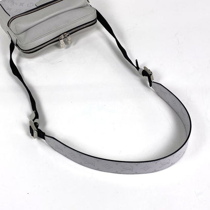 Louis Vuitton Outdoor Messenger PM Crossbody Women's Shoulder Bag Taiga Llama