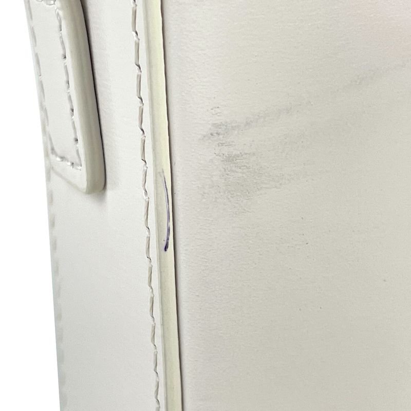 Celine Triomphe Shoulder Bag Shoulder Handbag Shoulder Bag Leather White Women