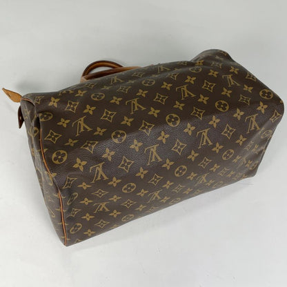 Louis Vuitton Speedy 35 Boston Bag Commuter Handbag Monogram Brown M41524 Women