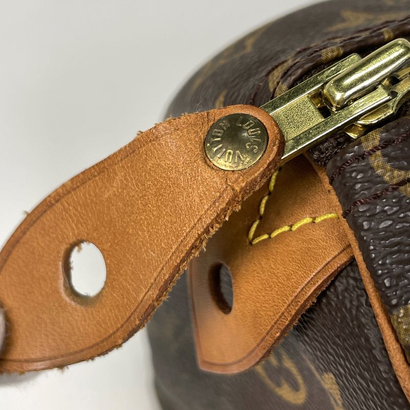 Louis Vuitton Speedy 35 Boston Bag Commuter Handbag Monogram Brown M41524 Women
