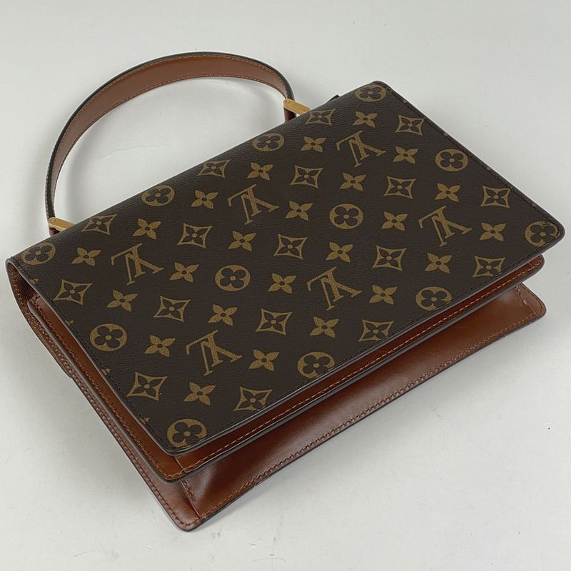 Louis Vuitton Concorde Handbag Monogram Brown M51190 Women