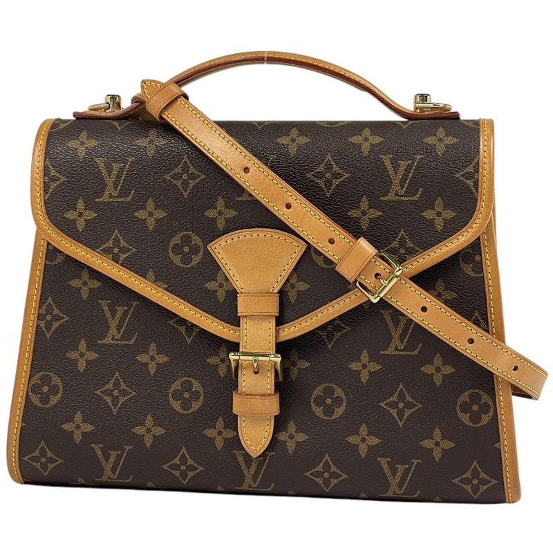 Louis Vuitton Bel Air Handbag Crossbody Shoulder Bag 2WAY Handbag Monogram