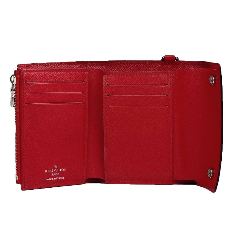 Louis Vuitton CHCP Wallet Supreme Chain Trifold Wallet Epi Red M67755 Men's