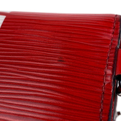 Louis Vuitton CHCP Wallet Supreme Chain Trifold Wallet Epi Red M67755 Men's