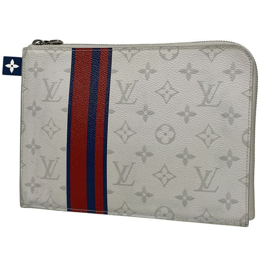 Louis Vuitton Pochette Jules PM Monogram Clutch Bag Pouch L-shape Zipper Second