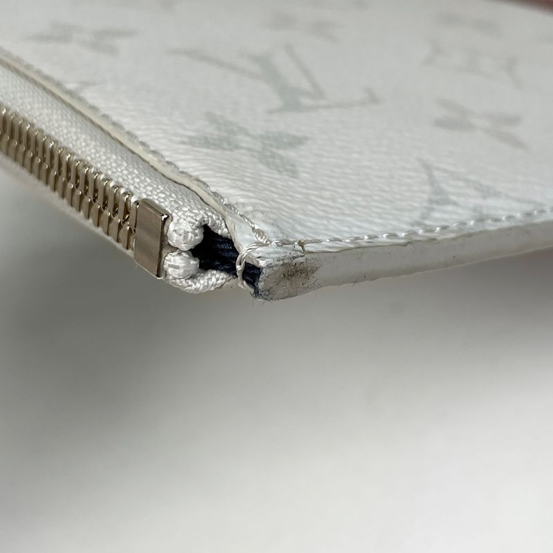 Louis Vuitton Pochette Jules PM Monogram Clutch Bag Pouch L-shape Zipper Second