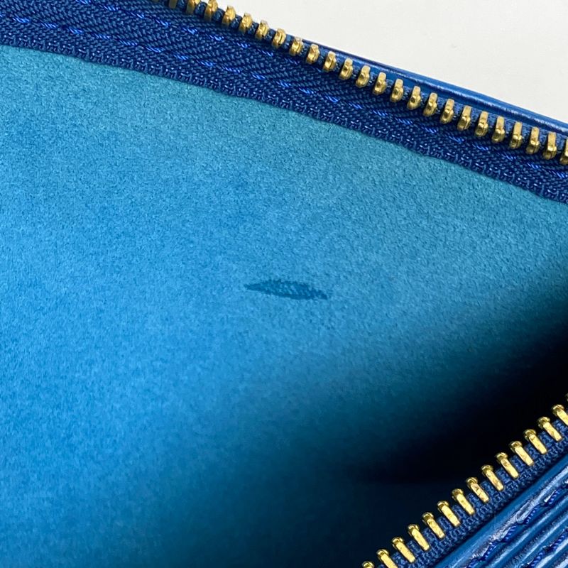 Louis Vuitton Keepall 45 Handbag Travel Boston Bag Epi Toledo Blue M42975 Women