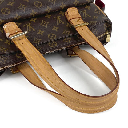 Louis Vuitton Multipli Cité Handbag Shoulder Tote Monogram Brown M51162 Women