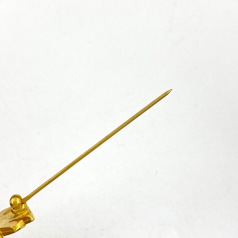 Chanel Coco Mark Brooch GP Gold Ladies