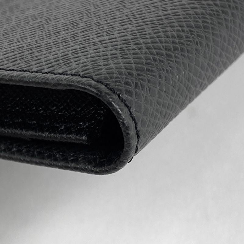 Louis Vuitton Porte Cult Cles Di Yen Fold Long Wallet Taiga Ardoise M31002 Men's