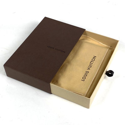 Louis Vuitton Porte Cult Cles Di Yen Fold Long Wallet Taiga Ardoise M31002 Men's