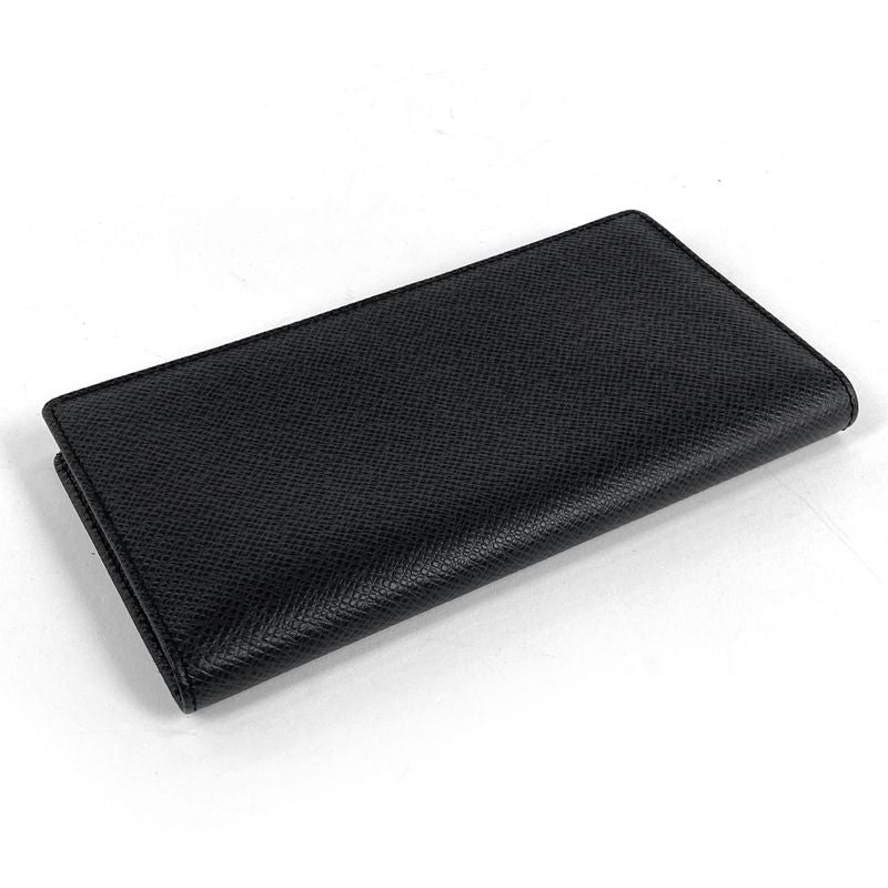 Louis Vuitton Porte Cult Cles Di Yen Fold Long Wallet Taiga Ardoise M31002 Men's