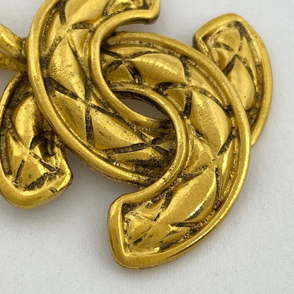 Chanel Coco Mark Chain Necklace GP Gold Ladies