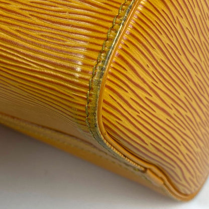 Louis Vuitton Speedy 25 Boston Bag Commuter Bag Handbag Epi Tassili Yellow