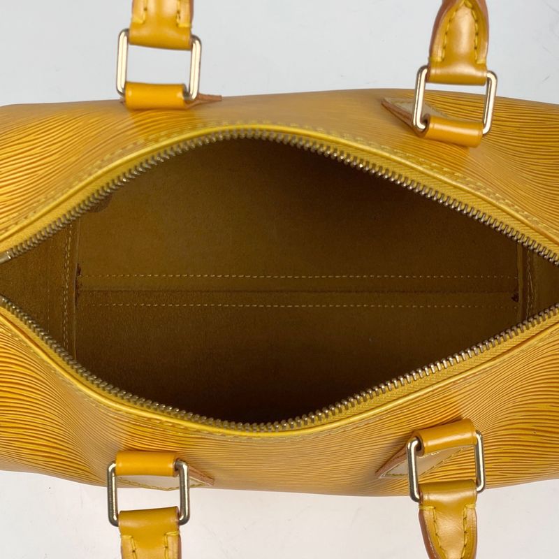 Louis Vuitton Speedy 25 Boston Bag Commuter Bag Handbag Epi Tassili Yellow