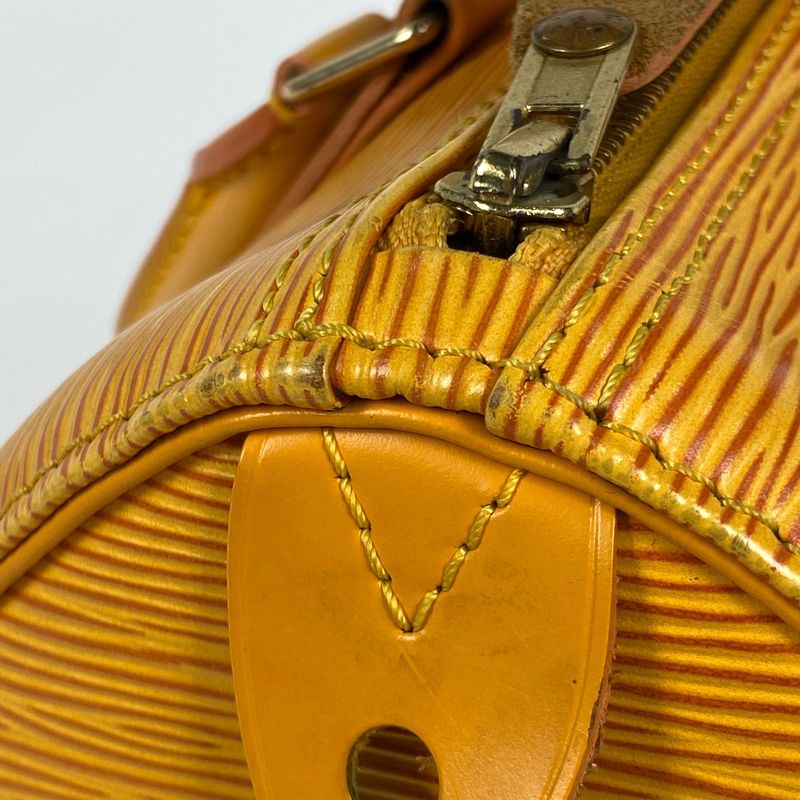 Louis Vuitton Speedy 25 Boston Bag Commuter Bag Handbag Epi Tassili Yellow