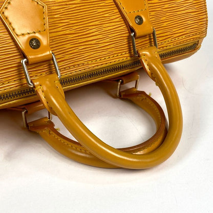 Louis Vuitton Speedy 25 Boston Bag Commuter Bag Handbag Epi Tassili Yellow