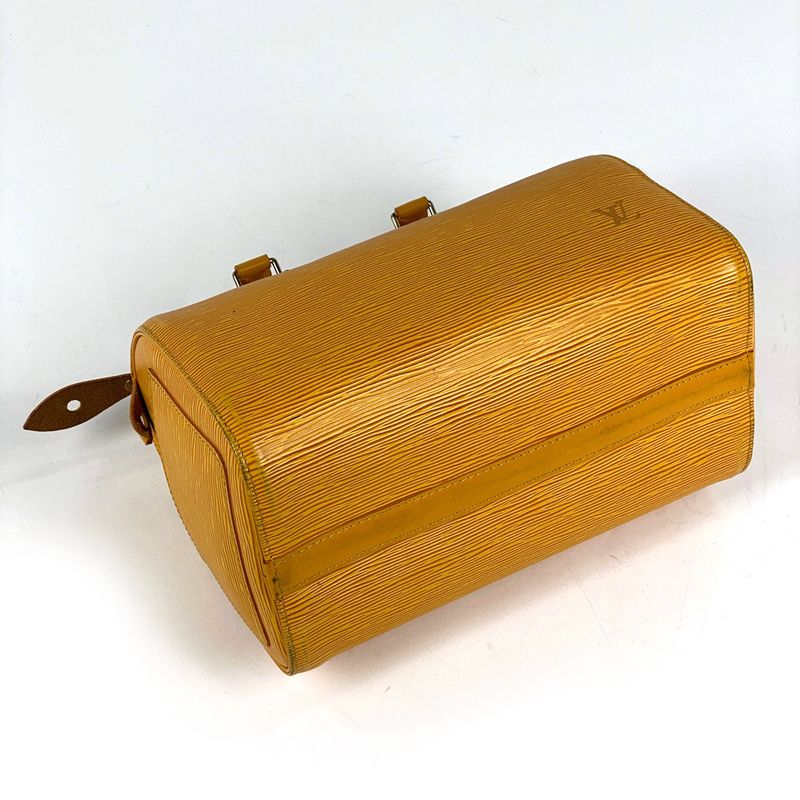 Louis Vuitton Speedy 25 Boston Bag Commuter Bag Handbag Epi Tassili Yellow