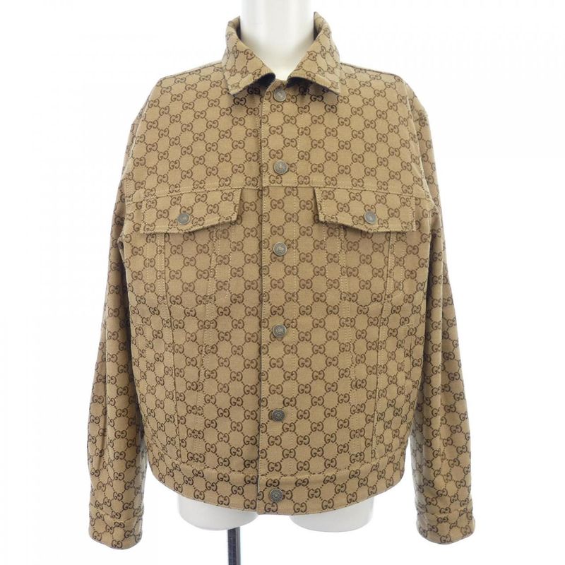 Gucci GG Denim Reversible Jacket 702763 Xdb2k Denim Jacket