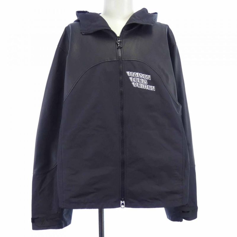 Louis Vuitton Mixed Leather Blouson Hll20ed17 Leather Jacket