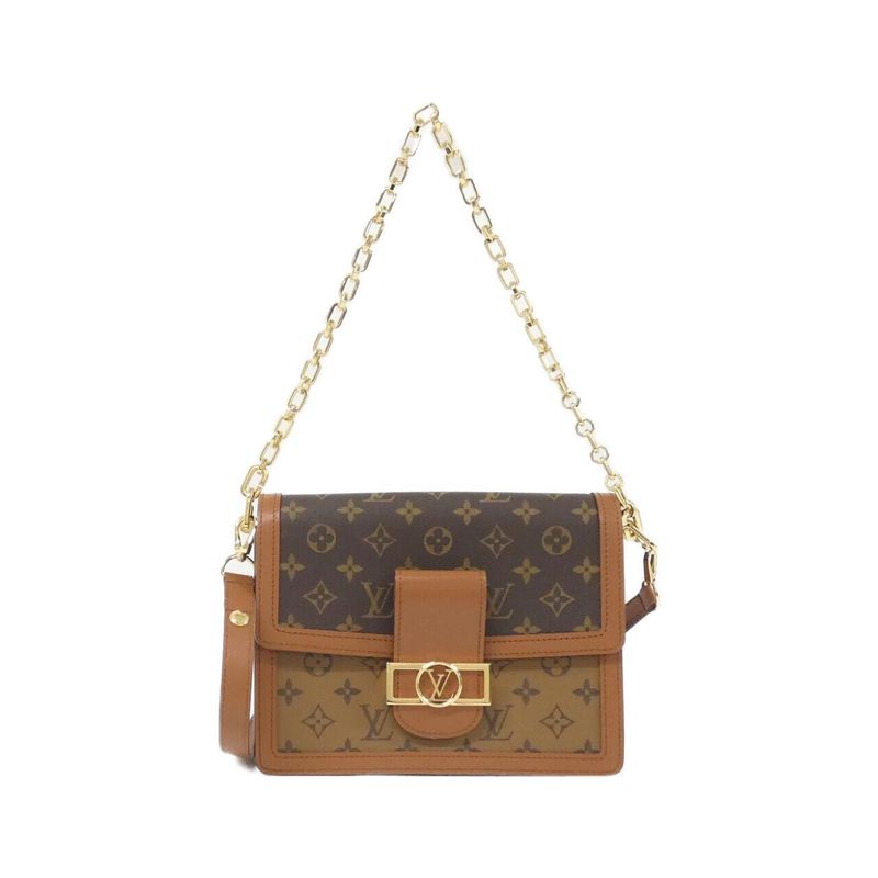 Louis Vuitton Monogram Reverse Dauphine MM M45958 Shoulder Bag