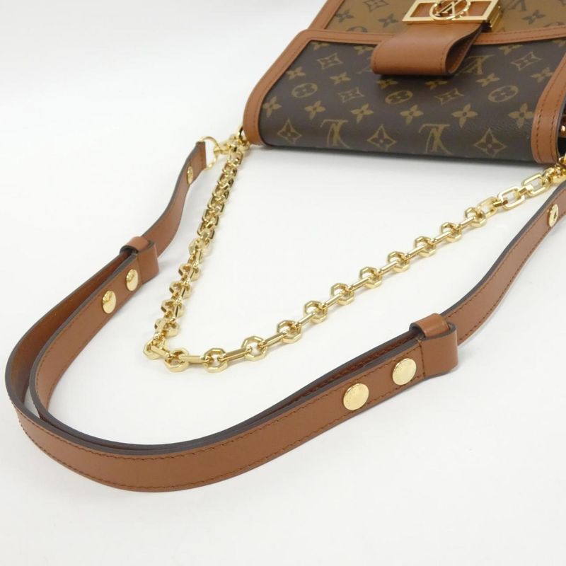 Louis Vuitton Monogram Reverse Dauphine MM M45958 Shoulder Bag