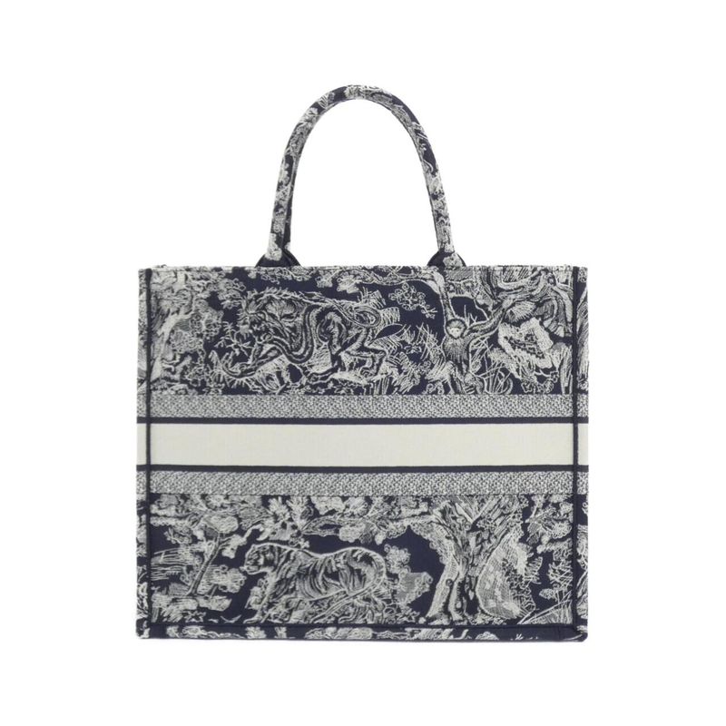 Christian Dior Toile DE JOUY Reverse Dior Book Tote Large M1286zrgo Bag