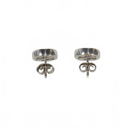 Gucci Interlocking G Stud Earrings In 925 Silver