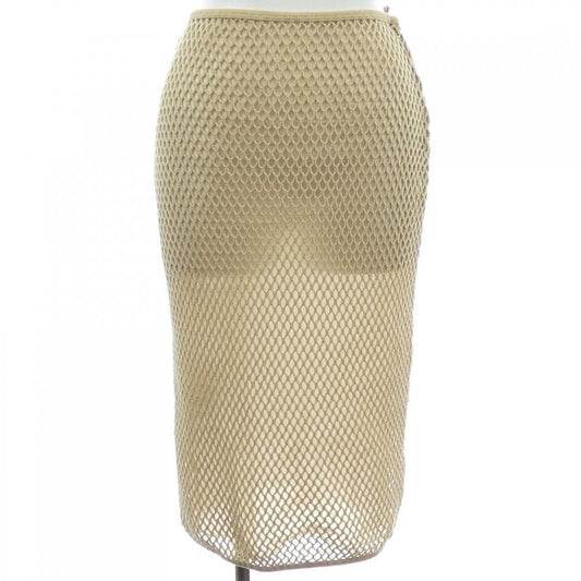 Prada Cotton Mesh Triangle Logo 31143 SOOO 16ND Skirt