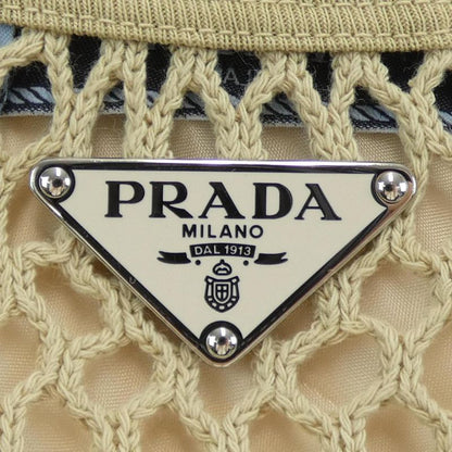 Prada Cotton Mesh Triangle Logo 31143 SOOO 16ND Skirt