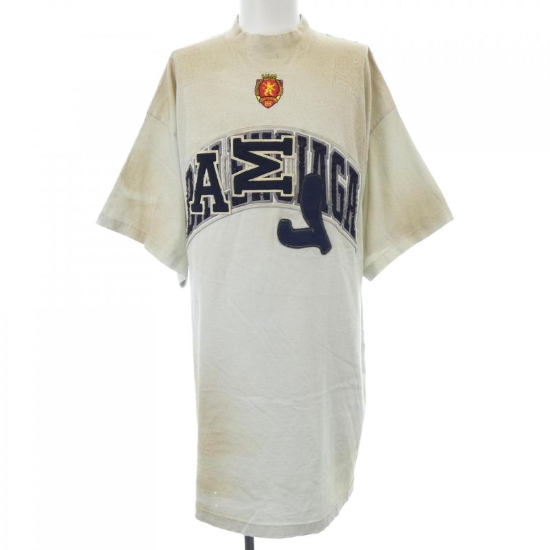 Balenciaga Crushed Dust Finish Wappen T-shirt 739028 Tovn2 Unisex T-shirt