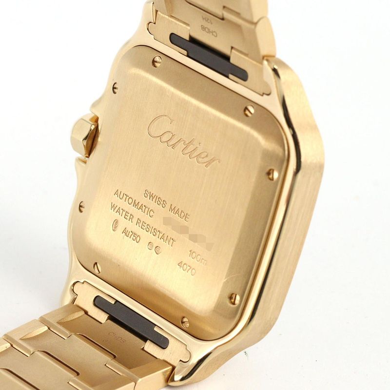 Cartier Santos De Cartier LM YG Wgsa0029 YG Automatic