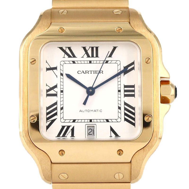 Cartier Santos De Cartier LM YG Wgsa0029 YG Automatic