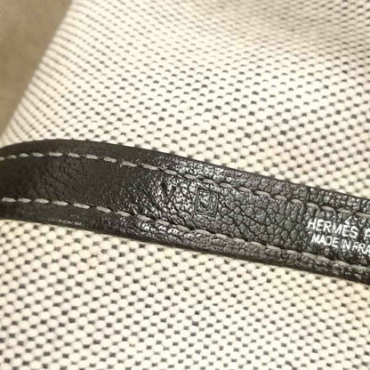 Hermes Garden Party PM □J Engraved Tote Bag Toile Ash