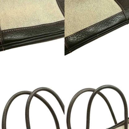 Hermes Garden Party PM □J Engraved Tote Bag Toile Ash