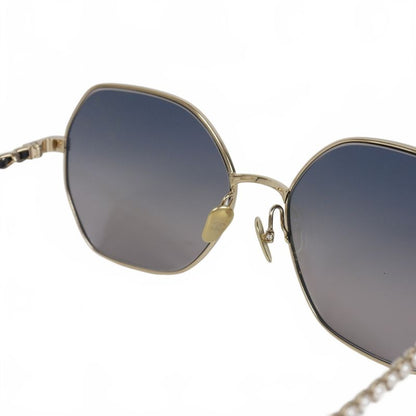 Chanel Pearl Full-rim Sunglasses Black Gray 4281-q-h 56□17 140 2P