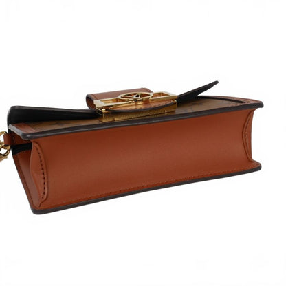 Louis Vuitton Dauphine Chain Shoulder Bag Monogram Reverse Canvas M68746