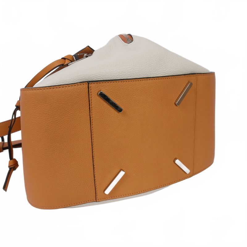 Loewe Hammock Small Shoulder Bag Tote Bag White Brown Multicolor 0111801