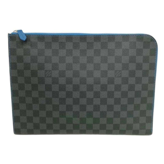 Louis Vuitton N64032 Ty0230 Damier Graphite Pochette Jules GM Clutch Bag
