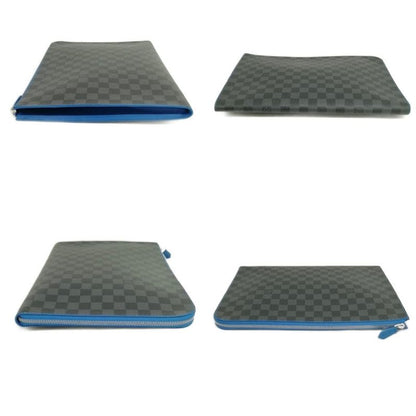 Louis Vuitton N64032 Ty0230 Damier Graphite Pochette Jules GM Clutch Bag