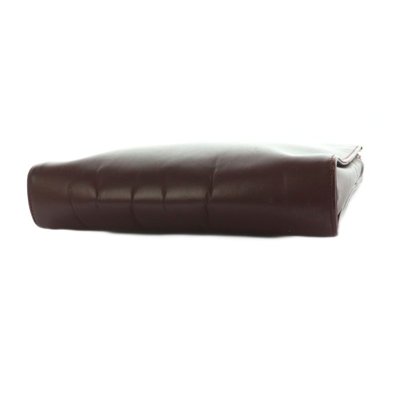 Cartier Clutch Bag Second Bag Leather Bordeaux MI - GY49