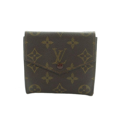 Louis Vuitton Porte Monnaiebier Wallet Trifold Coin Purse Monogram Pattern