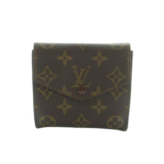 Louis Vuitton Porte Monnaiebier Wallet Trifold Coin Purse Monogram Pattern